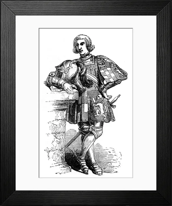 Framed Print : John Howard, first Duke of Norfolk, c1850 Framed Print : John Howard, first Duke of Norfolk, c1850