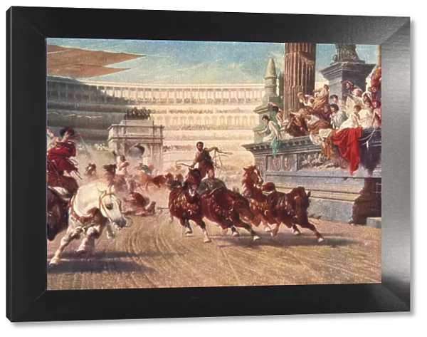 A Roman chariot race, The Circus Maximus, 20th century