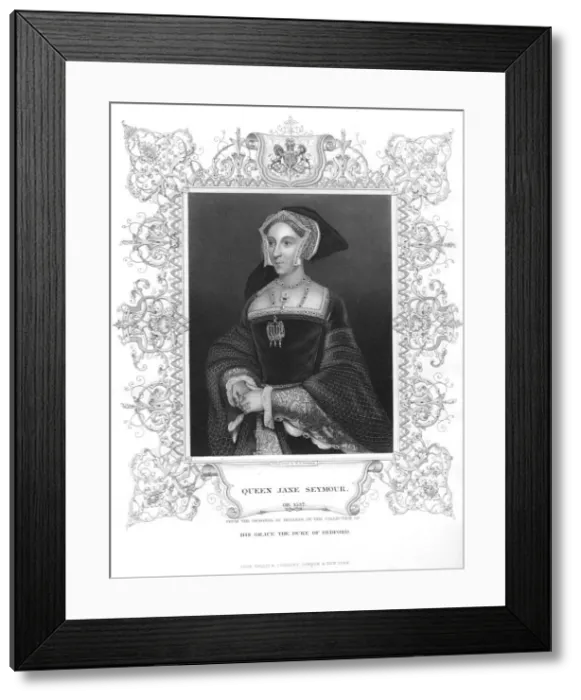 Framed Print : Jane Seymour, third wife of Henry VIII, c1536, (19th century?) Framed Print : Jane Seymour, third wife of Henry VIII, c1536, (19th century?)