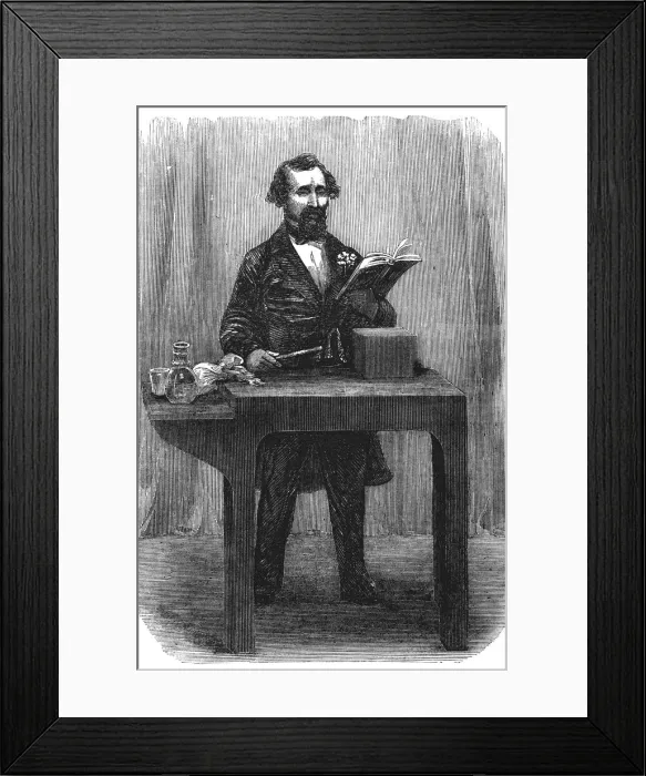 Framed Print : Charles Dickens (1812-70), English novelist and journalist, July 1858 Framed Print : Charles Dickens (1812-70), English novelist and journalist, July 1858