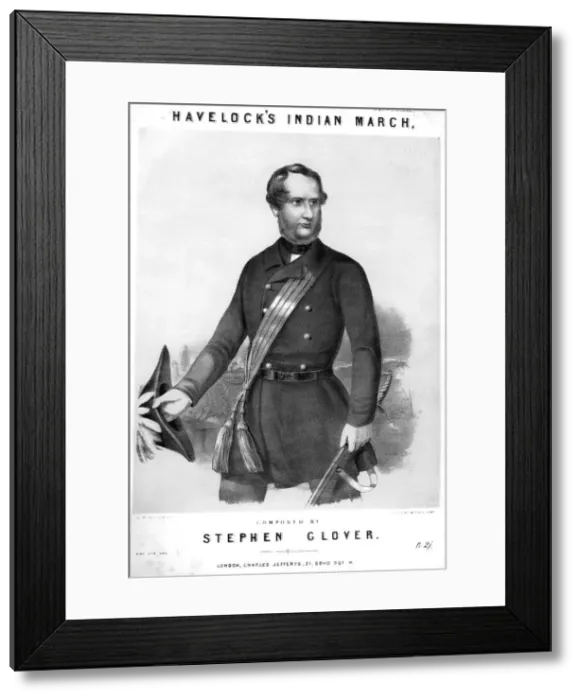 Framed Print : Henry Havelock, British soldier, c1857 Framed Print : Henry Havelock, British soldier, c1857