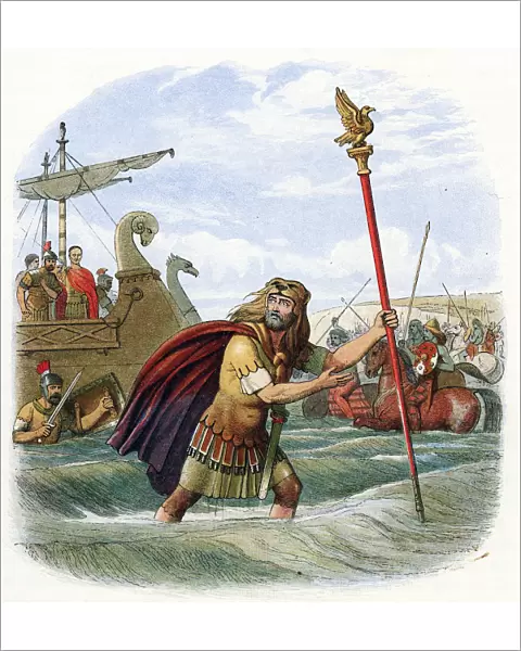Roman invasion of Britain, 1st century BC (1864)