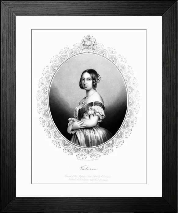 Framed Print : Victoria, Queen of Great Britain and Ireland, c1850 Framed Print : Victoria, Queen of Great Britain and Ireland, c1850