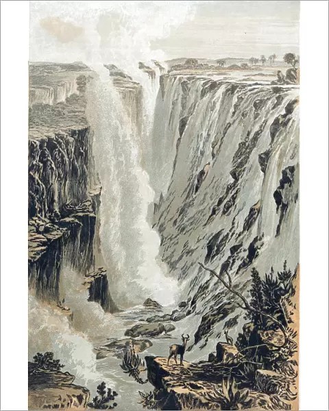 Victoria Falls, Africa, viewed from the east, 1866