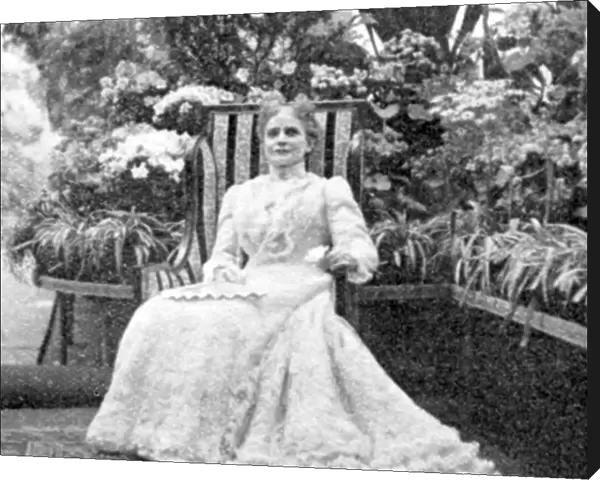 Ida Saxton McKinley, wife of President William McKinley, c1901