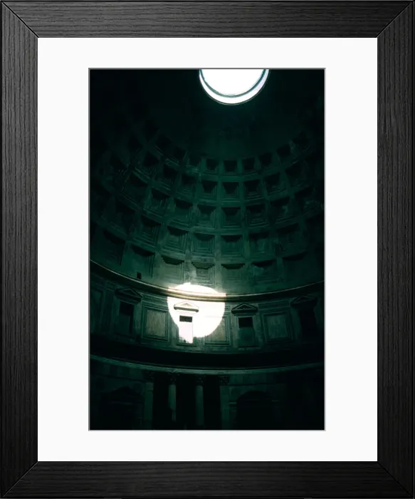 Framed Print : Interior of the Pantheon, Rome, Italy Framed Print : Interior of the Pantheon, Rome, Italy