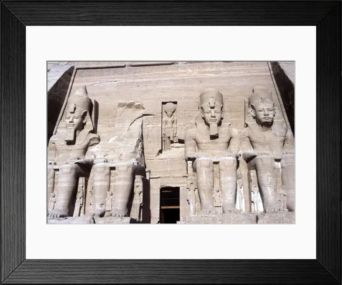 Framed Print : Temple of Abu Simbel, Egypt, 13th century BC Framed Print : Temple of Abu Simbel, Egypt, 13th century BC