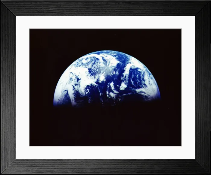 Framed Print : Earth from space, December 1992 Framed Print : Earth from space, December 1992