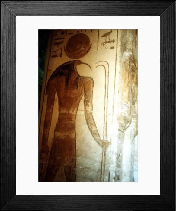 Framed Print : Wall painting from the Temple of Rameses II, Abu Simbel, Egypt, 13th century BC Framed Print : Wall painting from the Temple of Rameses II, Abu Simbel, Egypt, 13th century BC