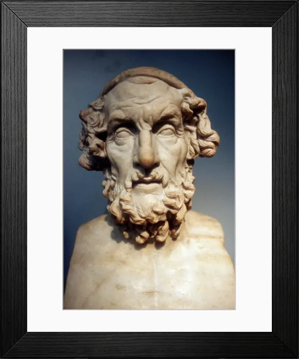 Framed Print : Homer, Greek epic poet Framed Print : Homer, Greek epic poet