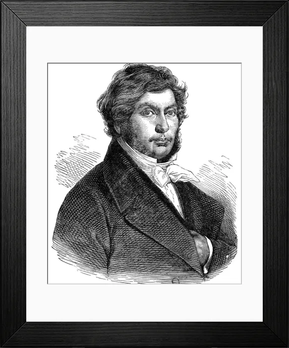Framed Print : Jean Francois Champollion, French historian, linguist and Egyptologist, 19th century Framed Print : Jean Francois Champollion, French historian, linguist and Egyptologist, 19th century