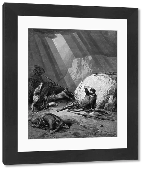 Conversion of St Paul on the road to Damascus, 1865-1866. Artist: Gustave Dore