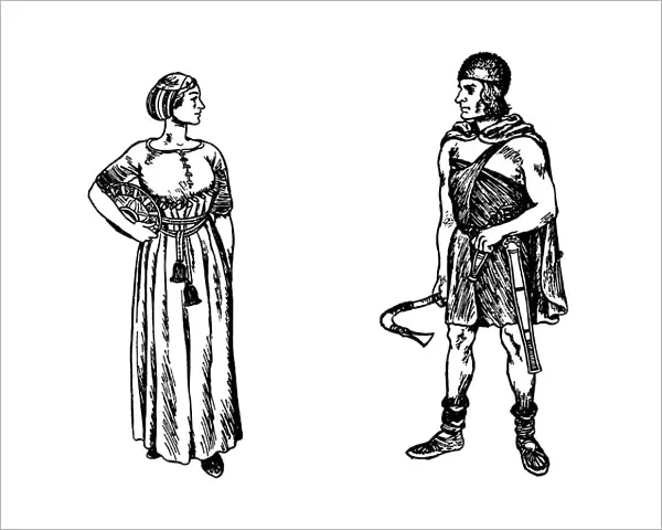 Costume of Germanic tribes in Ancient Roman times