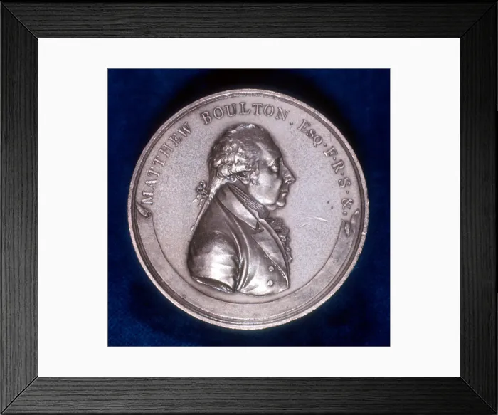 Framed Print : Matthew Boulton, English entrepreneur, industrialist and engineer, 1809 Framed Print : Matthew Boulton, English entrepreneur, industrialist and engineer, 1809