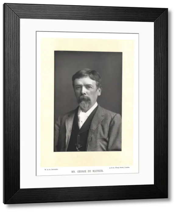 Framed Print : George Du Maurier, British writer and artist, c1895. Artist: W&D Downey Framed Print : George Du Maurier, British writer and artist, c1895. Artist: W&D Downey