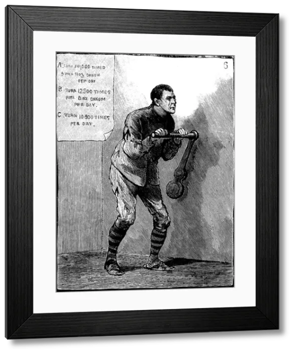 Framed Print : Prison discipline, 1884 Framed Print : Prison discipline, 1884
