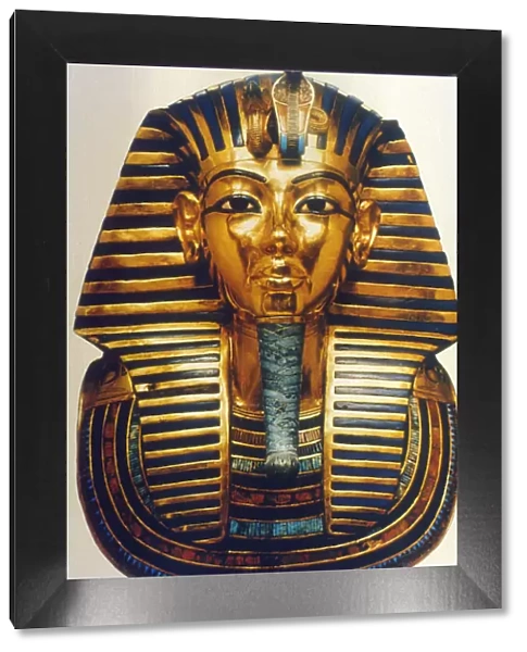 Funerary mask of Tutankhamun, Ancient Egyptian Pharaoh, c1325 BC