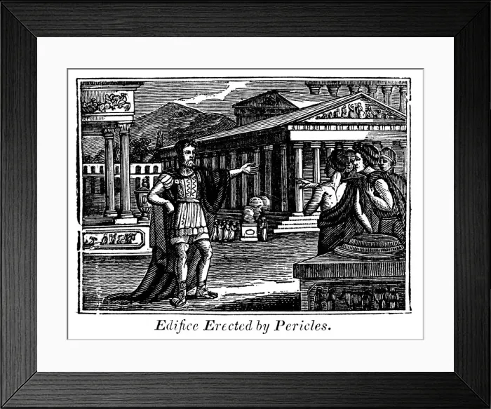 Framed Print : Pericles (c490-429 BC), Athenian statesman, (1830) Framed Print : Pericles (c490-429 BC), Athenian statesman, (1830)