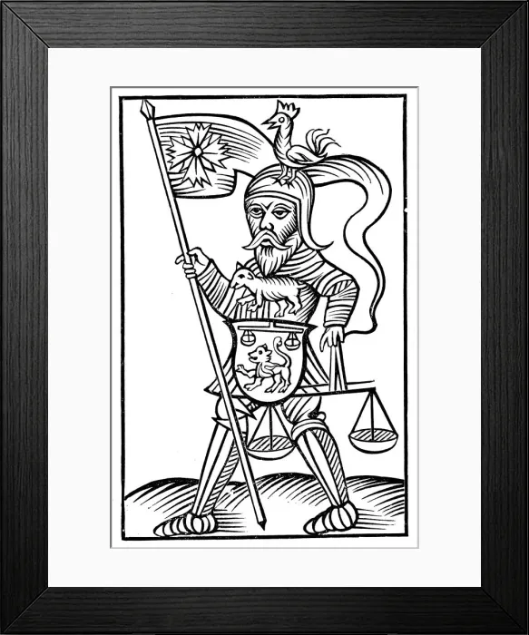 Framed Print : Representation of Hermensul, 1656 Framed Print : Representation of Hermensul, 1656