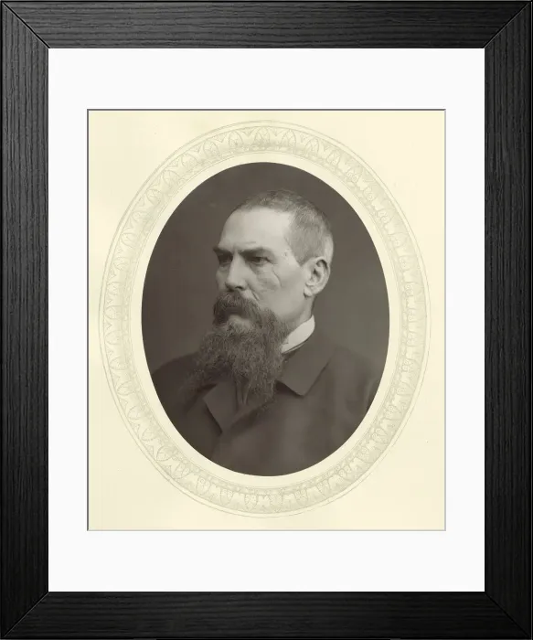 Framed Print : Richard Francis Burton, English explorer and orientalist, 1880. Artist: Lock & Whitfield Framed Print : Richard Francis Burton, English explorer and orientalist, 1880. Artist: Lock & Whitfield