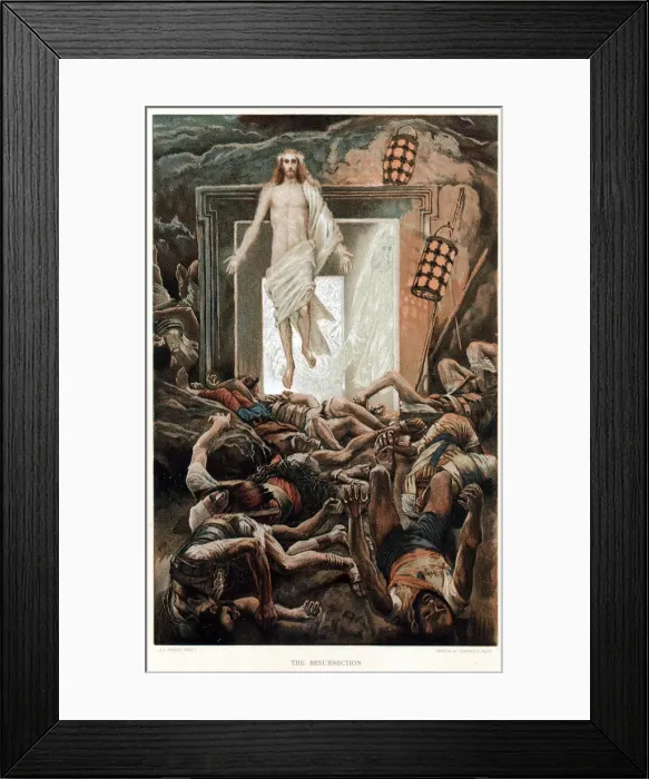 Framed Print : The Resurrection, c1890. Artist: James Tissot Framed Print : The Resurrection, c1890. Artist: James Tissot