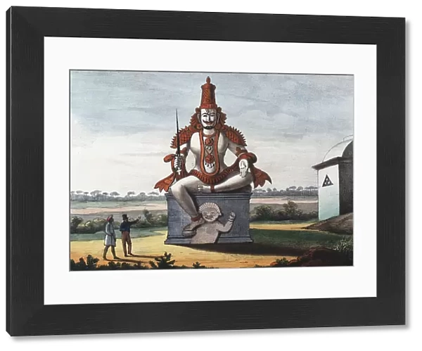 Statue of a Hindu evil genie, 1828