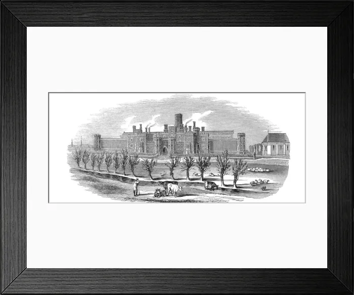 Framed Print : Reading Gaol, Berkshire, England, 1844 Framed Print : Reading Gaol, Berkshire, England, 1844