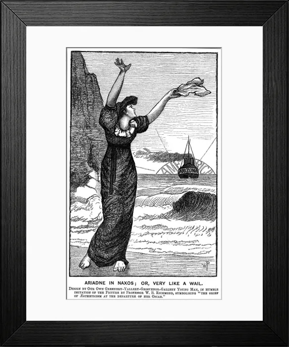 Framed Print : Ariadne in Naxos; or, Very Like a Wail, 1882 Framed Print : Ariadne in Naxos; or, Very Like a Wail, 1882