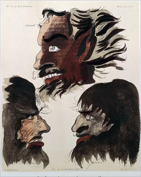 The Demons Ashtaroth, Abaddon and Mammon, 1801