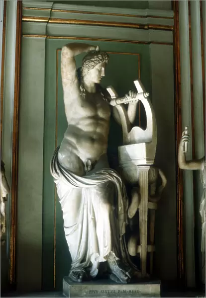 Apollo with lyre