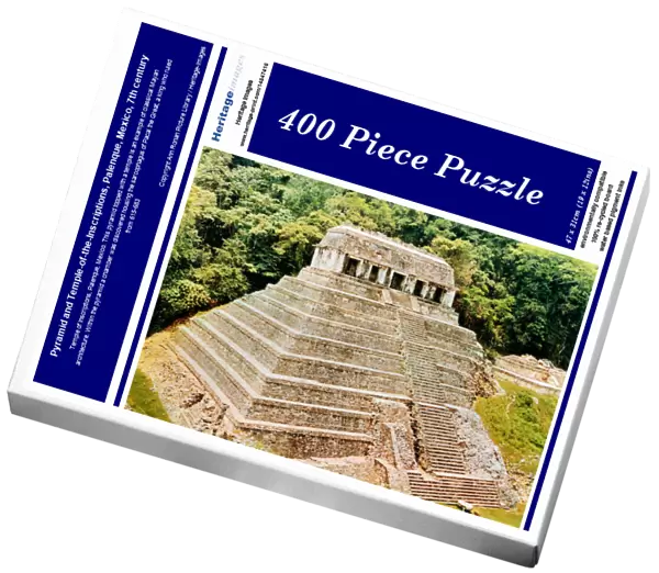 Pyramid and Temple-of-the-Inscriptions, Palenque, Mexico, 7th century