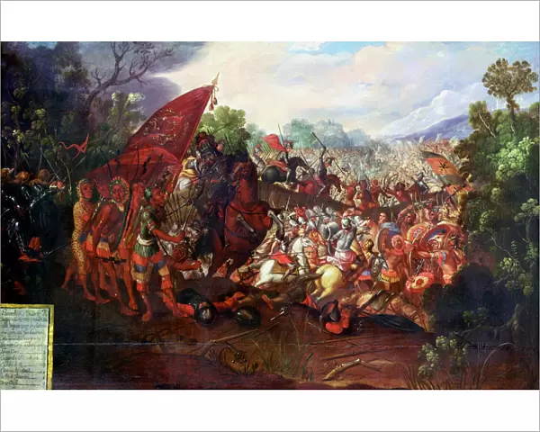 Retreat of Hernando Cortes form Tenochtitlan, Mexico, 1520