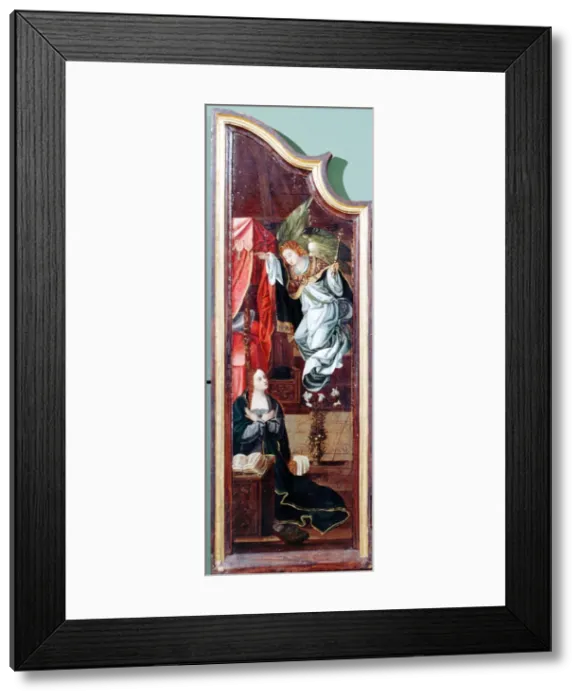 Framed Print : Adoration of the Shepherds, triptych, late 15th-early 16th century. Artist: Cornelius Engebrechtsz Framed Print : Adoration of the Shepherds, triptych, late 15th-early 16th century. Artist: Cornelius Engebrechtsz