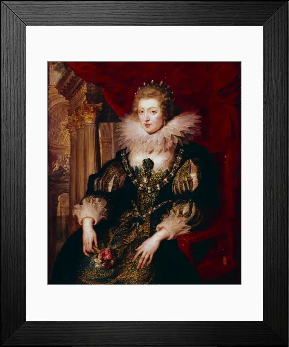 Framed Print : Anne of Austria, Queen Consort of France, 17th century. Artist: Peter Paul Rubens Framed Print : Anne of Austria, Queen Consort of France, 17th century. Artist: Peter Paul Rubens