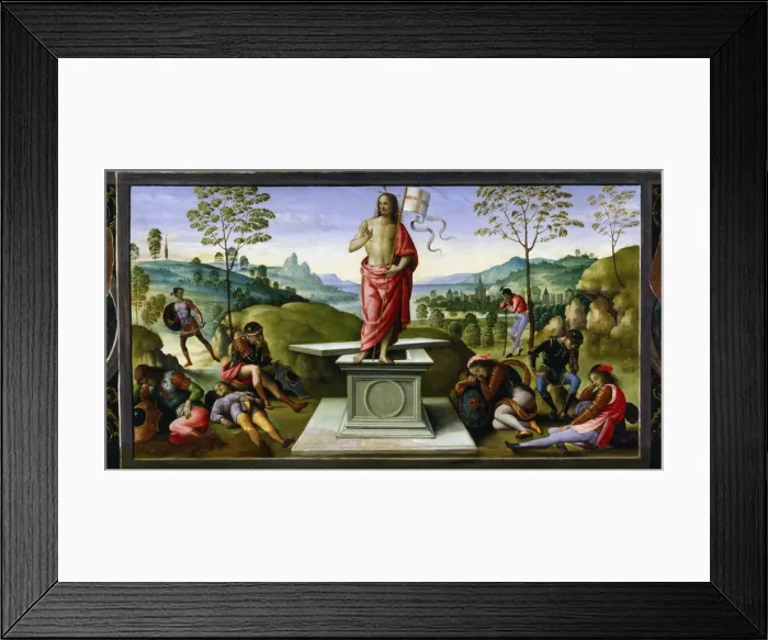 Framed Print : Resurrection of Christ, 1495. Artist: Perugino Framed Print : Resurrection of Christ, 1495. Artist: Perugino