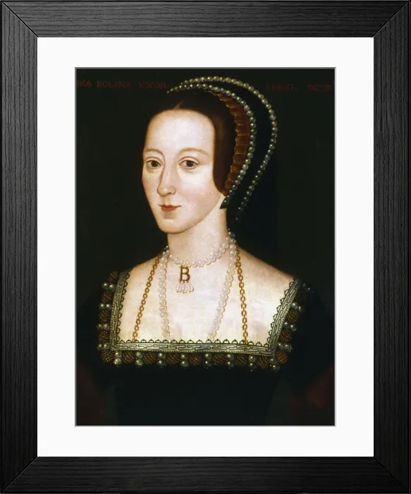 Framed Print : Anne Boleyn, second wife of Henry VIII, c1520-1536 Framed Print : Anne Boleyn, second wife of Henry VIII, c1520-1536