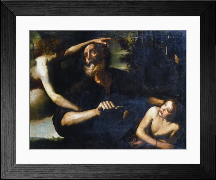 Framed Print : The Sacrifice of Isaac, early 17th century. Artist: Giuseppe Vermiglio Framed Print : The Sacrifice of Isaac, early 17th century. Artist: Giuseppe Vermiglio
