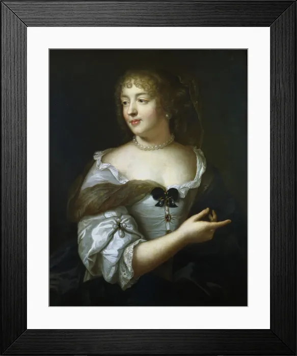 Framed Print : Madame de Sevigne, French courtier and letter writer, 17th century. Artist: Claude Lefebvre Framed Print : Madame de Sevigne, French courtier and letter writer, 17th century. Artist: Claude Lefebvre