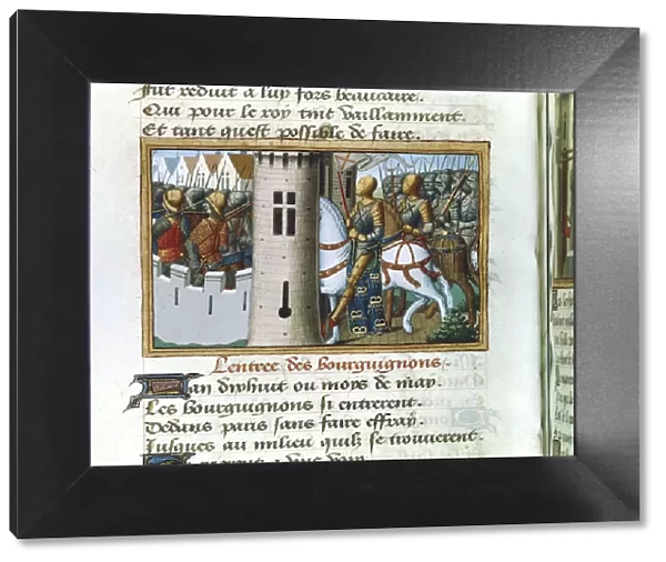 Entry of the Burgundians into Paris, 14 May 1418, (c1484)