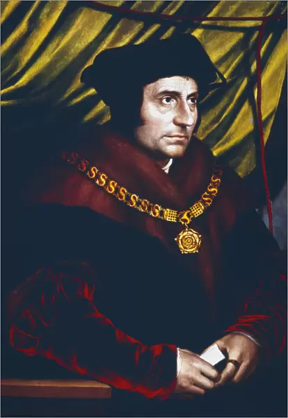 Thomas More, English statesman, scholar and saint, c1527. Artist: Hans Holbein the Younger