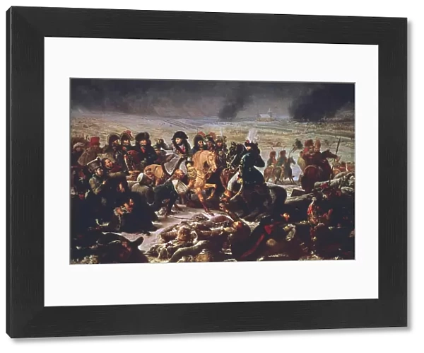 Napoleon on the Field of the Battle of Eylau, 9th February 1807 (1808). Artist: Antoine-Jean Gros