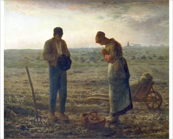 The Angelus, 1857-1859. Artist: Jean Francois Millet