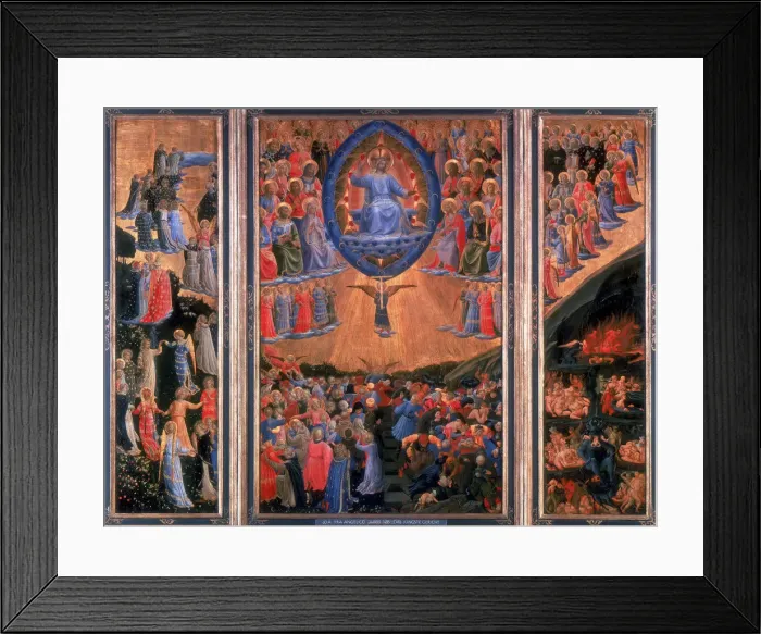 Framed Print : The Last Judgement, c1420-1455. Artist: Fra Angelico Framed Print : The Last Judgement, c1420-1455. Artist: Fra Angelico