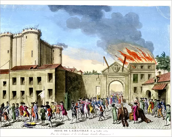 Storming of the Bastille, French Revolution, Paris, 1789