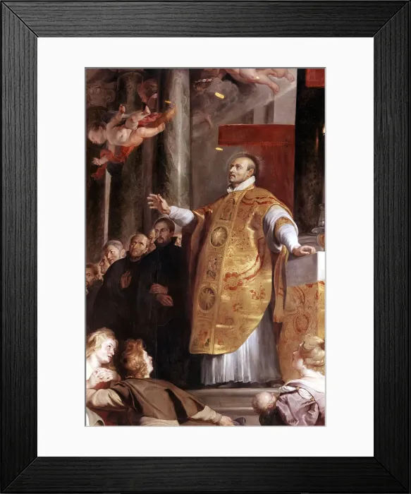 Framed Print : St Ignatius of Loyola, 16th century Spanish soldier and founder of the Jesuits, 1617-1618. Artist: Peter Paul Rubens Framed Print : St Ignatius of Loyola, 16th century Spanish soldier and founder of the Jesuits, 1617-1618. Artist: Peter Paul Rubens