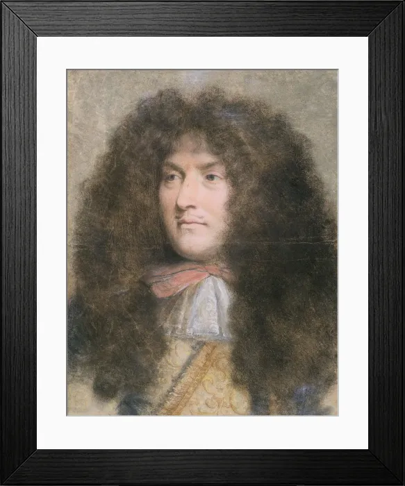 Framed Print : Louis XIV, King of France, c1660-c1670. Artist: Charles le Brun Framed Print : Louis XIV, King of France, c1660-c1670. Artist: Charles le Brun