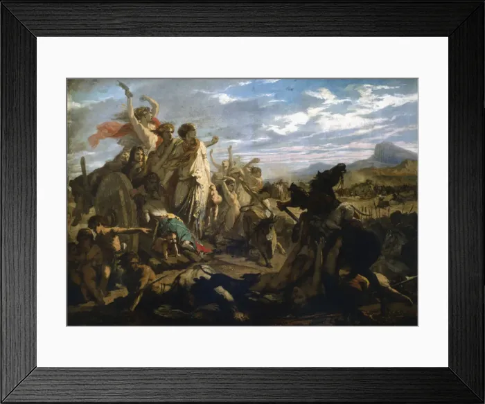 Framed Print : The Women of Gaul, c1827-1893. Artist: Auguste Barthelemy Glaize Framed Print : The Women of Gaul, c1827-1893. Artist: Auguste Barthelemy Glaize