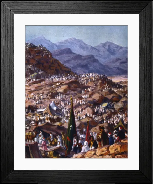 Framed Print : Pilgrims, 1918. Artist: Etienne Dinet Framed Print : Pilgrims, 1918. Artist: Etienne Dinet