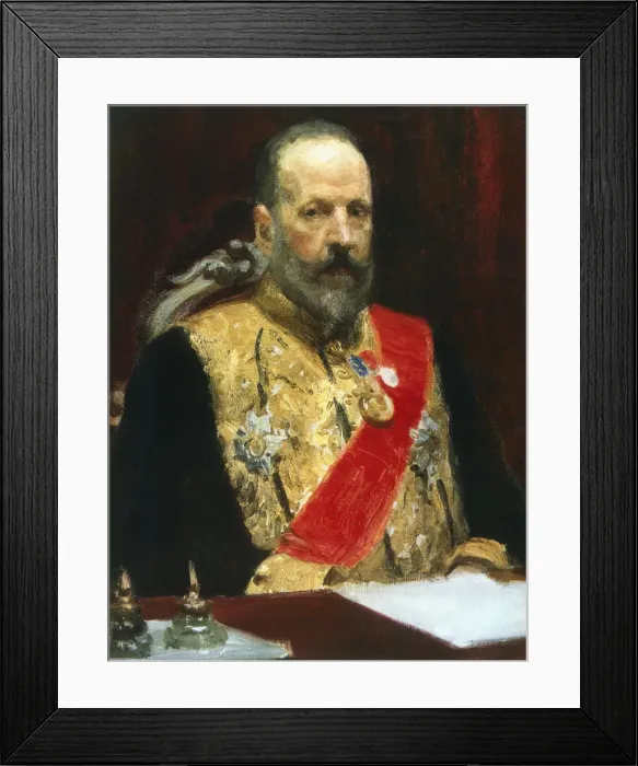 Framed Print : Count Witte, Russian statesman, c1901-1903. Artist: Il ya Repin Framed Print : Count Witte, Russian statesman, c1901-1903. Artist: Il ya Repin