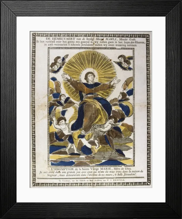 Framed Print : Assumption of the Virgin Mary, 19th century Framed Print : Assumption of the Virgin Mary, 19th century